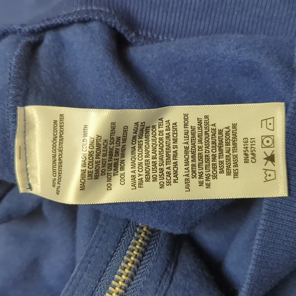 Tommy Hilfiger Zip-Front Logo Red Hoodie Sweatshirt Size Small NWT MSRP $69.50 - Picture 5 of 5